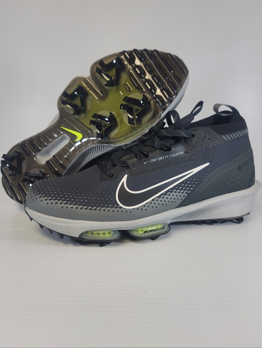 Nike Air Zoom Infinity Tour 2 Gore-Tex Golf Shoes Black Grey Sz 10.5 FV4897-003